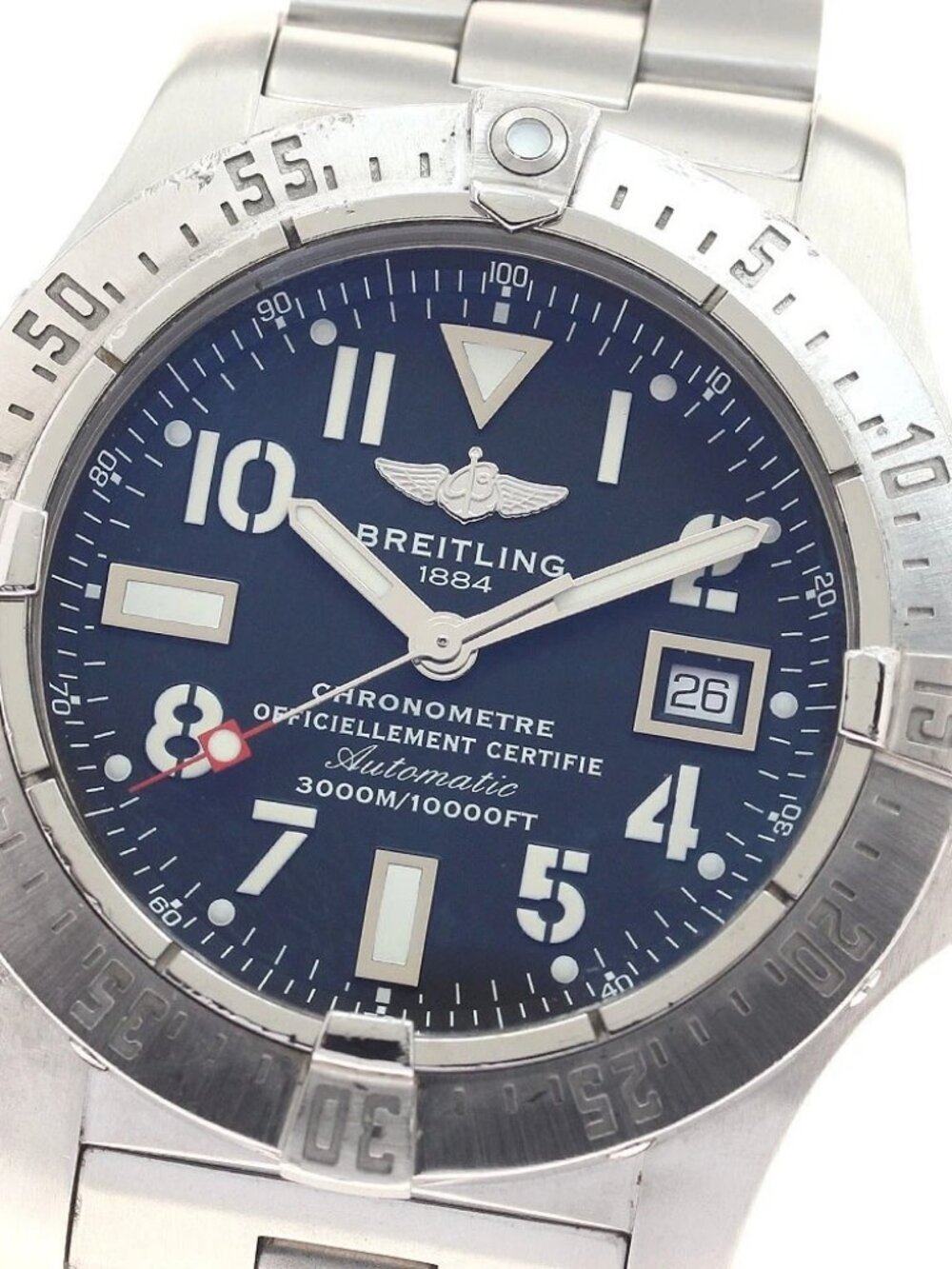 BREITLING Avenger Seawolf A17330 Date black Dial Automatic Men's Watch_957325